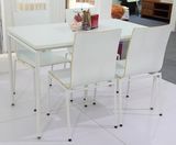 Modern Stylish 4 Seat Table Chair Dining Room Furniture
