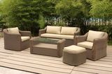 European Rattan Outdoor Furniture for Hotel Lobby and Villa (FS-2981+2982+2983+2984)