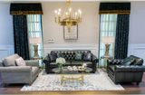Timeless Classic Fabric & Leather Sofa Combination (BM-4)