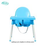 Red Green Blue Plastic Baby Highchair and Dining Chair