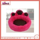 Bear's Paw Pet Bed in Rose Red