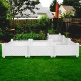 2018 Flower Planter with Assembly Garden Pot Raised Garden Bed
