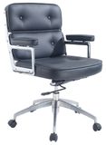 Low Back Modern Popular Tufted Aluminium Alloy Legs Chair