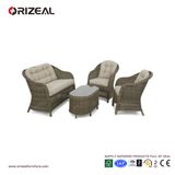 Outdoor Rattan Round High Back Sofa Set Oz-Or070