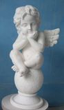 New Angel Marble Carved Statue Outdoor Garden Sculpture Buddha for Sale