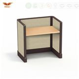 Staff Table with Partition Wooden Office Workstation Design