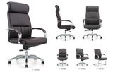 Ergonomic PU Leahter Aluminium Office Executive Chair