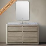 Fed-203 Transitional Oak Veneer Solid Wood Bathroom Vanities