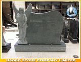 Grey Granite Monuments with Angel Sculpture