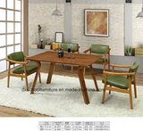 Northern Europe Solid Wood Living Room Table and Chair