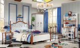 Furniture Bedroom Double Bed Design Used Kids Bedroom Sets (SZ-BT905)