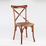 Solid Wood Cross Back Wedding Event Chair