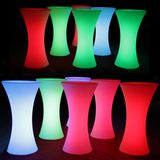 Bar Tables LED Event Furnitures RGB Light Source