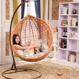 Popular Cheap Price Rattan Swing Chair Rattan Hanging Egg Chair (D011)