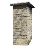 Natural Slate Stone Cement Pillar (SMC-PC009)