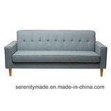 Antique Style Green Four Seaters PU Leather Living Room Sofa