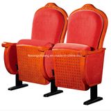 Wood Armrest Fabric Cushion Church Chair in The Pulpit and in The Pews Church Chair