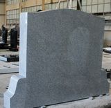 Light Gray G633 Polished Slant Marker Monument