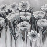 Handmade Flower Canvas Oil Painting for Home Decoration