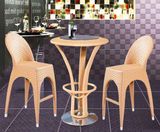 Rattan high Chair Rattan Bar Chair Set Rattan Furniture