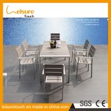 2017 Superior Quality Aluminum Fabrication Outdoor Garden Furniture Polywood Restaurant/Hotel/Birsto Table Set