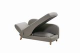 Queen Size PU Leather Sofa Bed with Super Big Storage