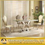 Marble Stainless Steel Modern Dining Table