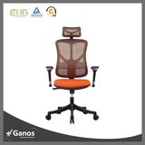 Fabric Yellow Seat BIFMA Passed Ergonomic Chair