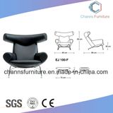 Black Color Artificial Leather Comfortable Leisure Sofa Chair