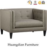 High Quality Furniture for Living Room Leather Tufted Armchair Sofa (HD523)
