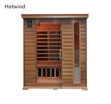 Dry Steam Sauna Room with Carbon Fiber Heaters for Two People