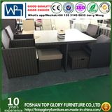 Rattan Garden Dining Table and Chair Space Saving Cube Dining Sets (TG-8061)