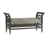 Luxury Bedroom Furniture Ottoman Stools French Style Fabric Bed Endstool0596