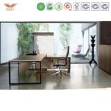 Simple Design Wooden Table and Chair High Quality Managers Ergonomic Office Computer Desk