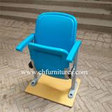 Outdoor Cheap Armrest Blue and Red Folding Plastic Stadium Chair for Church and Theater (YC-ZG68)