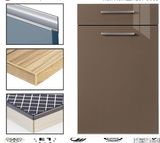 Glossy Two Packed Rounded Kitchen Cabinet Doors with Many Color to Choose (ZHUV)