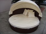 Rattan Outdoor Daybed with Canopy