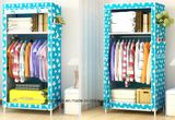 Small Size Assembled Clothes Hanger Latest Wardrobe Door Design (FW-09)