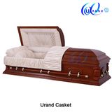 Mahogany Veneer High Gloss Hot Sale Dome Casekt and Coffin