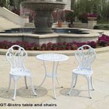 Cast Aluminum Table and Chairs Outdoor Furniture