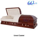 Unique Design Special Handles High Gloss Casket