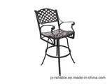 Garden Stationary Barstool Furniture with Cast Aluminum