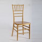 Hot Sales Wedding Gold PC Resin Chiavari Chair