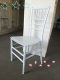 PP White Monobloc Resin Chiavari Chair at Party