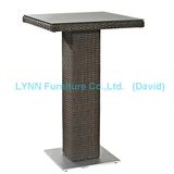 Outdoor Garden Furniture Wicker Bar Table
