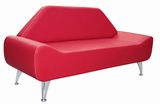 Red Color Beauty Salon Waiting Chairs for Salon (DN. 6240)