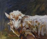 High Quality Wholesale Decorative Canvas Painting Sheep for Home Decor