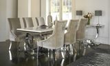 Dining Room Furniture Modern Marble Top Dining Table Set