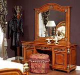 0029 Italian Royal Wooden Furniture Style Luxury Brass Decoration Dresser
