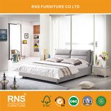 A1101 Grey Style Home Simple Fabric Bed